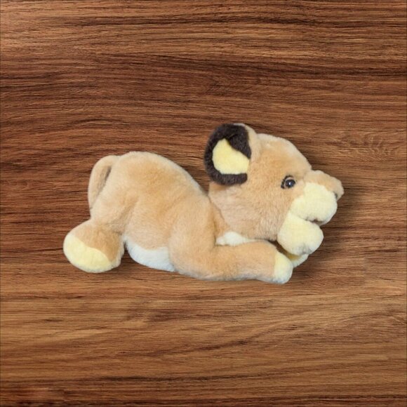 Lion Cub Plush Toy Tan Brown Stuffed Animal  Lemonwood Asia Ltd  Realistic 11" - Picture 1 of 9